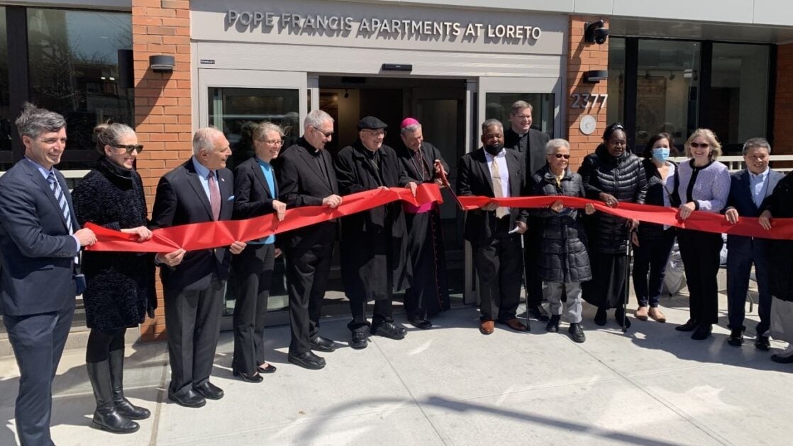 Pope Francis Apartments at Loreto dedicated to housing seniors