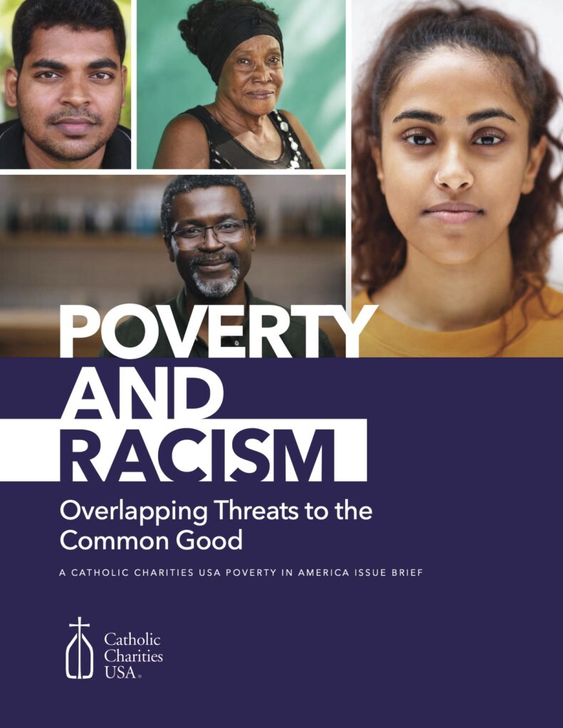 The cover of the CCUSA publication, Poverty and Racism: Overlapping Threats to the Common Good. 