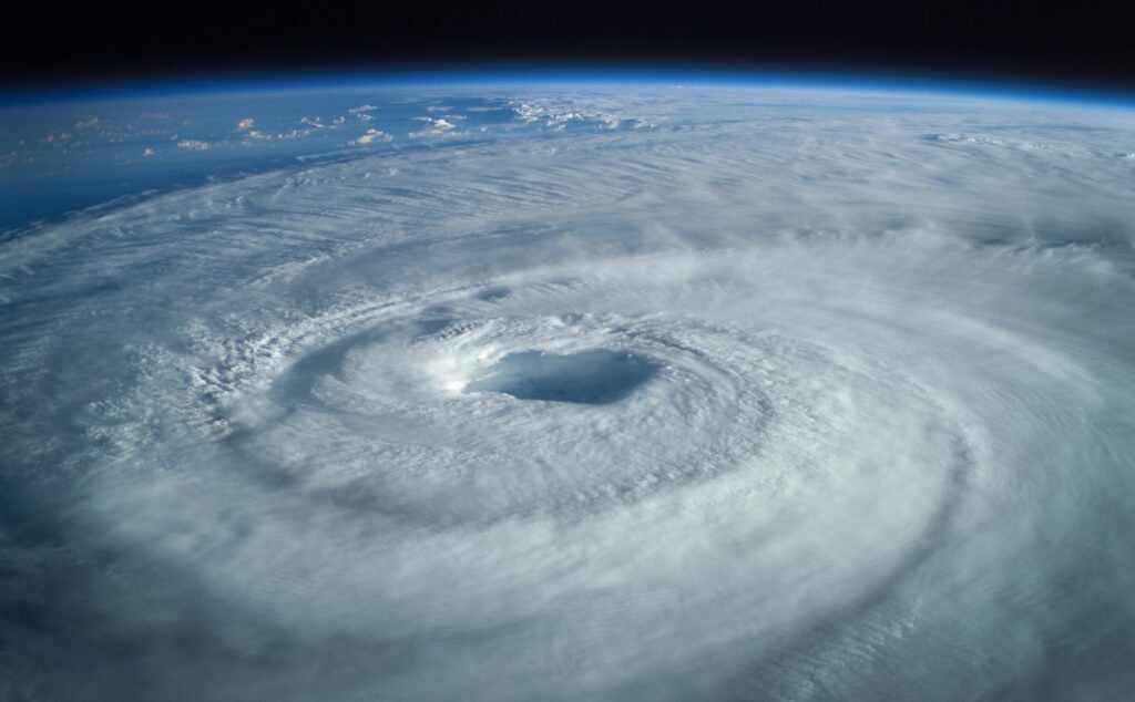Super,Typhoon,,Tropical,Storm,,Cyclone,,Hurricane,,Tornado,,Over,Ocean.,Weather